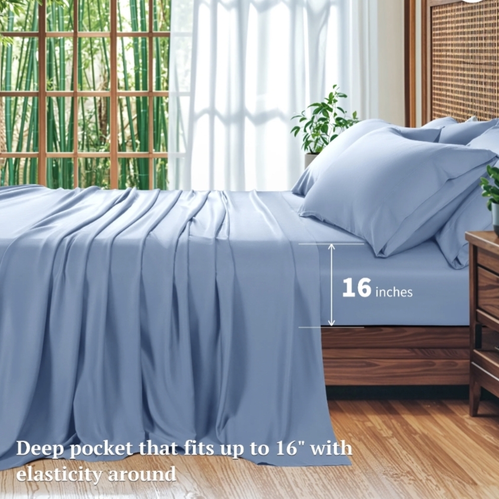 Bamboo And Microfiber Sheets Set - Picture 3 of 3